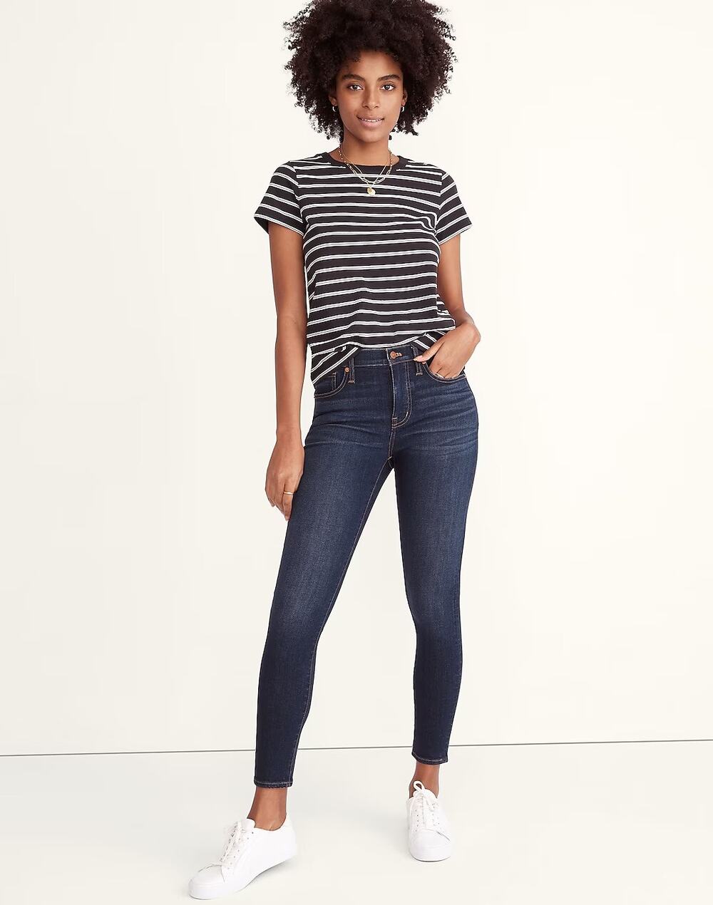 Madewell 9" Mid-Rise Skinny Jeans Blayton Wash Size 26 New